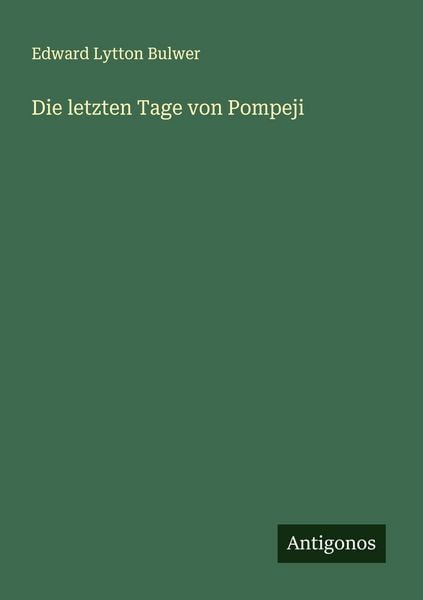 Produktbild: Die letzten Tage von Pompeji