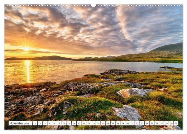 Produktbild: &Auml;u&szlig;ere Hebriden - Schottische Traumstr&auml;nde und K&uuml;sten (hochwertiger Premium Wandkalender 2026 DIN A2 quer), Kunstdruck in Hochglanz