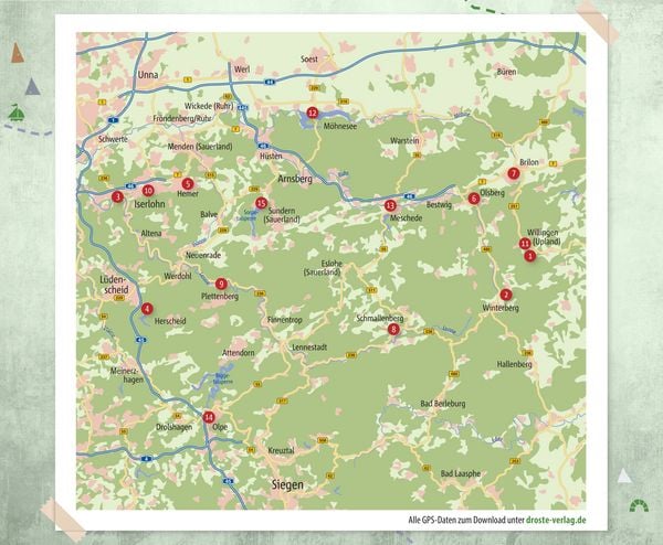 Produktbild: Sauerland. Radeln f&uuml;r die Seele