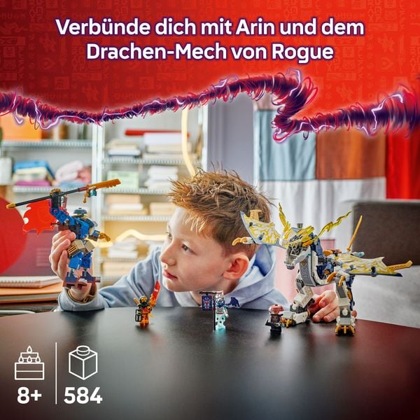 Produktbild: 71843 LEGO® NINJAGO Rogues Mech-Drachenreiter
