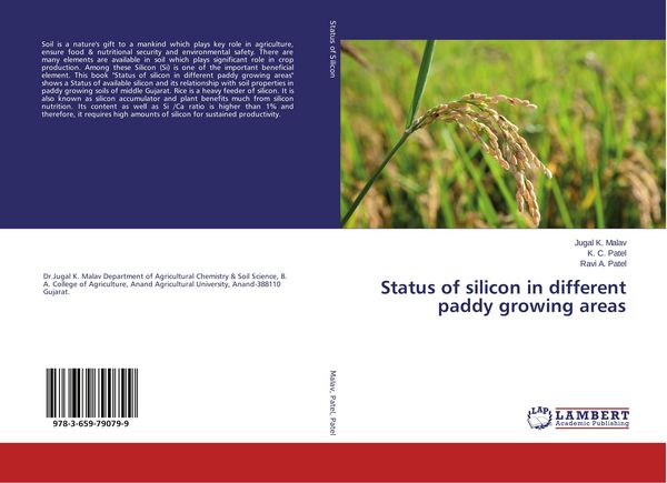 Produktbild: Status of silicon in different paddy growing areas