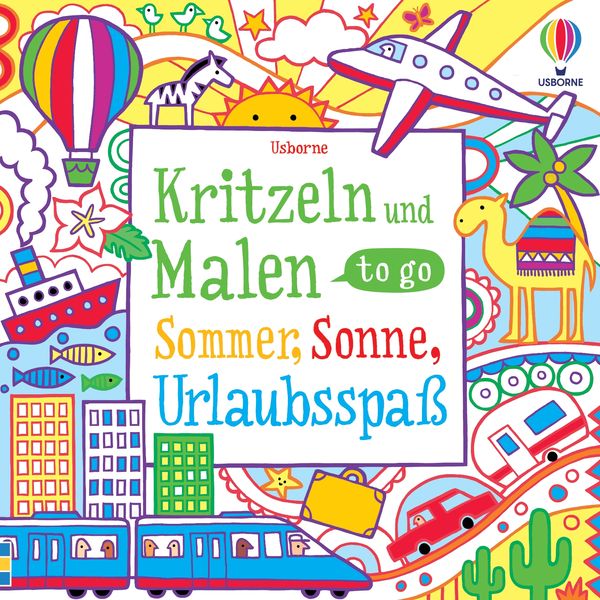Kritzeln und Malen to go, Taschenbuch von James Maclaine , Lucy Bowman, Usborne, 9781789418972