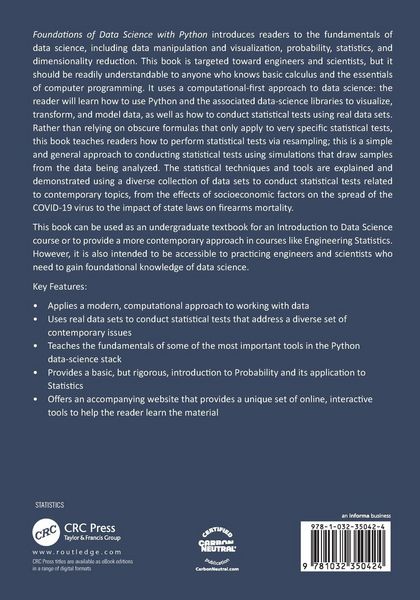 Produktbild: Foundations of Data Science with Python