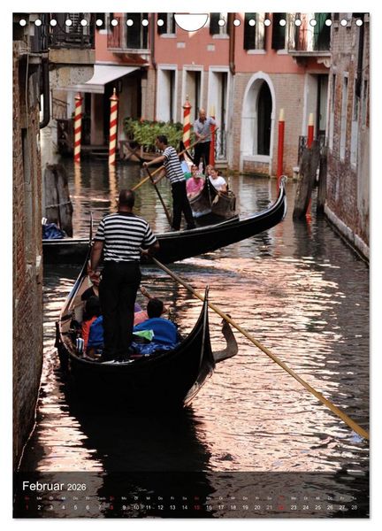 Produktbild: Fotografischer Streifzug durch Venedig (Wandkalender 2026 DIN A4 hoch), CALVENDO Monatskalender