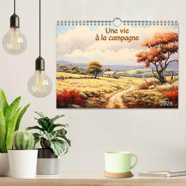 Produktbild: Une vie &agrave; la campagne (Calendrier mural 2026 DIN A4 vertical), CALVENDO calendrier mensuel