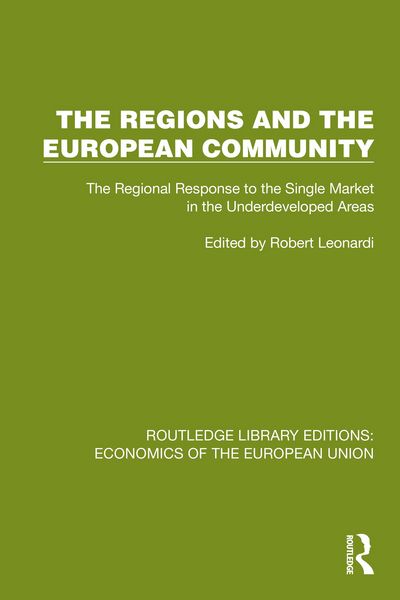 Produktbild: The Regions and the European Community