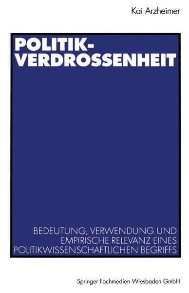 Produktbild: Politikverdrossenheit