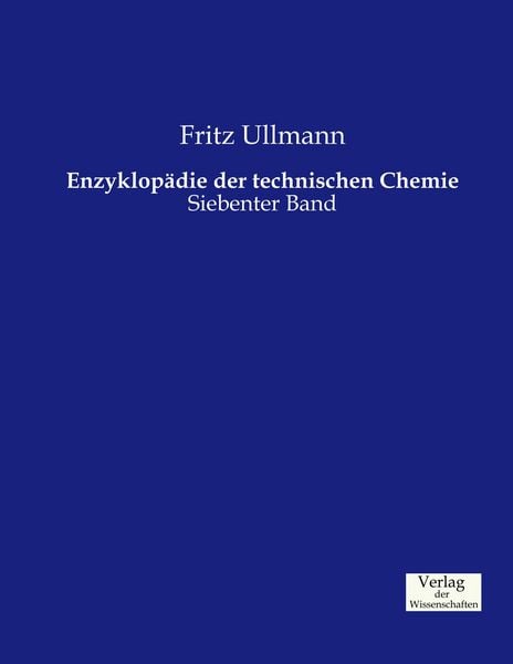 Produktbild: Enzyklop&auml;die der technischen Chemie