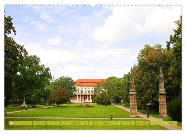 Produktbild: Merseburg - Im historischen Zentrum (hochwertiger Premium Wandkalender 2026 DIN A2 quer), Kunstdruck in Hochglanz