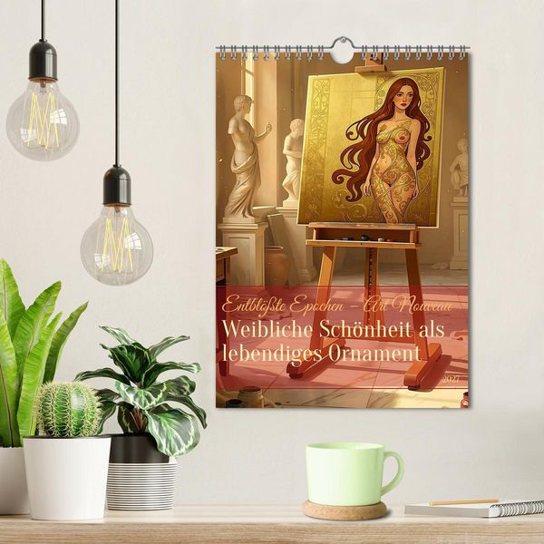 Produktbild: Entbl&ouml;&szlig;te Epochen &ndash; Art Nouveau (Wandkalender 2027 DIN A4 hoch), CALVENDO Monatskalender