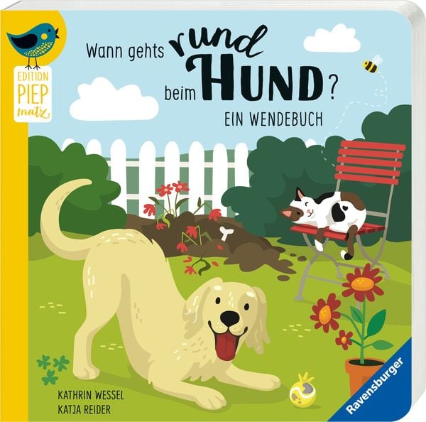 Produktbild: Wann gehts rund beim Hund?/ Wann macht die Katz Rabatz?: Ein Wendebuch