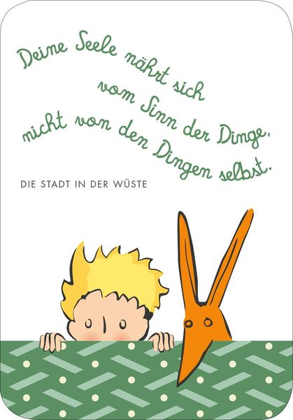 Produktbild: Der Kleine Prinz. 50 Gl&uuml;cksk&auml;rtchen f&uuml;r jeden Tag