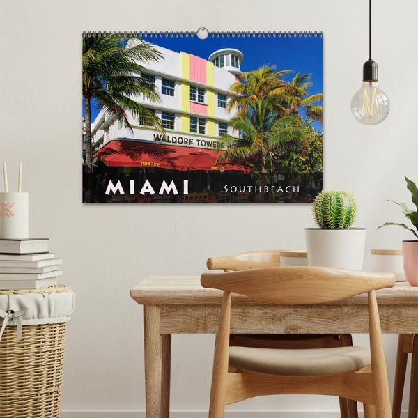 Produktbild: Miami South Beach (Wandkalender 2026 DIN A3 quer), CALVENDO Monatskalender