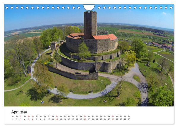Produktbild: Deutschlands Burgen - Der S&uuml;den von oben (Wandkalender 2026 DIN A4 quer), CALVENDO Monatskalender