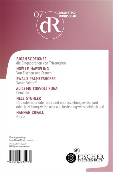 Produktbild: Dramatische Rundschau 07