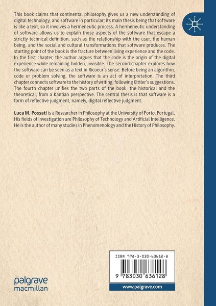 Produktbild: Software as Hermeneutics