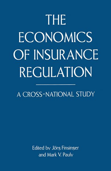 Produktbild: The Economics of Insurance Regulation