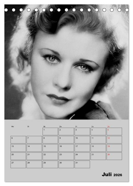 Produktbild: Diven der Stummfilm-&Auml;ra (Tischkalender 2026 DIN A5 hoch), CALVENDO Monatskalender
