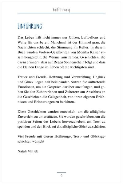 Produktbild: Hoffnungs-, Trost- und Gl&uuml;cksgeschichten f&uuml;r Senioren