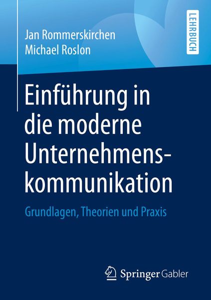 Produktbild: Einf&uuml;hrung in die moderne Unternehmenskommunikation