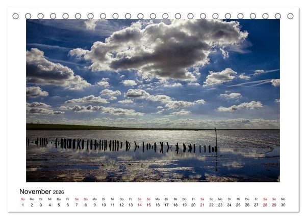 Produktbild: Friedrichskoog Spitze (Tischkalender 2026 DIN A5 quer), CALVENDO Monatskalender