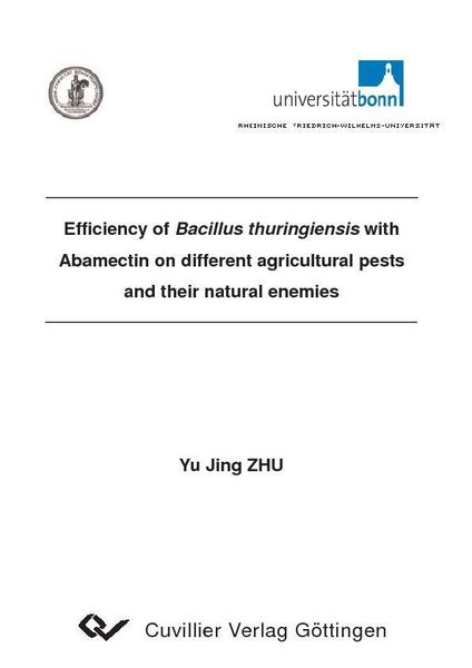 Produktbild: Efficiency of Bacillus thuringiensis with Abamectin on different agricultural pests and their natural enemies