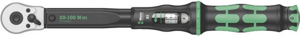 Produktbild: Wera Click-Torque B 1 05075610001 Drehmomentschl&uuml;ssel mit Umschaltknarre 3/8" (10 mm) 10 - 50 Nm