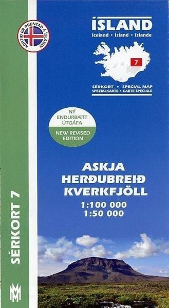 Produktbild: Island Serkort 07 Herdubreid - Askja 1 : 100 000
