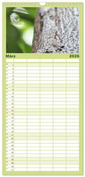 Produktbild: Familienplaner 2026 - Tiere Madagaskars mit 5 Spalten (Wandkalender, 21 x 45 cm) CALVENDO