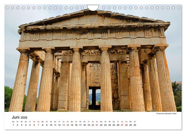 Produktbild: Reise nach Athen (Wandkalender 2026 DIN A4 quer), CALVENDO Monatskalender