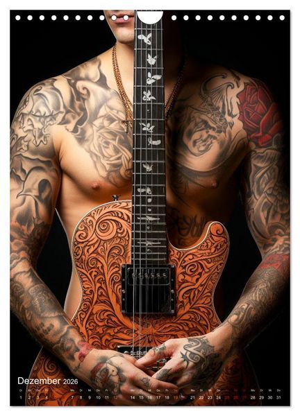 Produktbild: Tattoos Kunst auf der Haut (Wandkalender 2026 DIN A4 hoch), CALVENDO Monatskalender