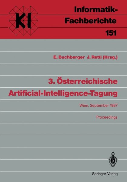 3. Österreichische Artificial-Intelligence-Tagung, Taschenbuch von , Springer Berlin, 9783540183846