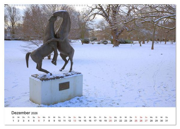Produktbild: Wiesbaden Kunst in der &Ouml;ffentlichkeit (Wandkalender 2026 DIN A2 quer), CALVENDO Monatskalender