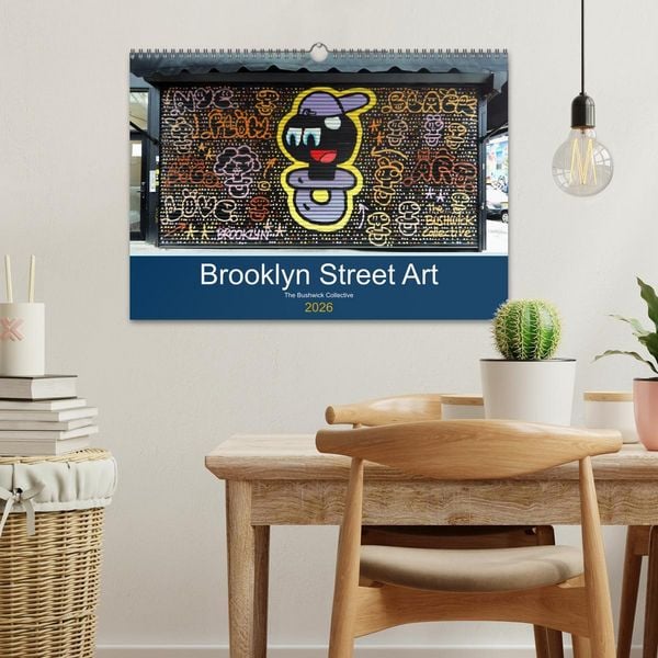 Produktbild: Brooklyn Street Art (Wandkalender 2026 DIN A3 quer), CALVENDO Monatskalender