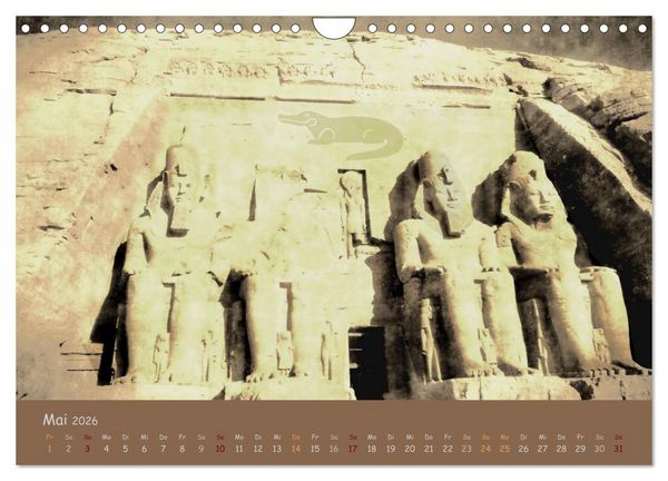 Produktbild: &Auml;gypten Nostalgie & Antike 2026 (Wandkalender 2026 DIN A4 quer), CALVENDO Monatskalender