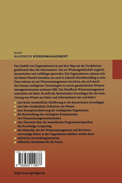 Produktbild: Handbuch Wissensmanagement