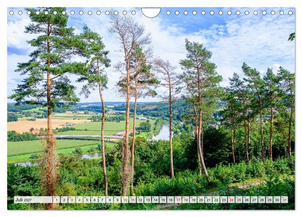 Produktbild: Die Obere Weser - von Hamel bis zur Porta Westfalica (Wandkalender 2027 DIN A4 quer), CALVENDO Monatskalender