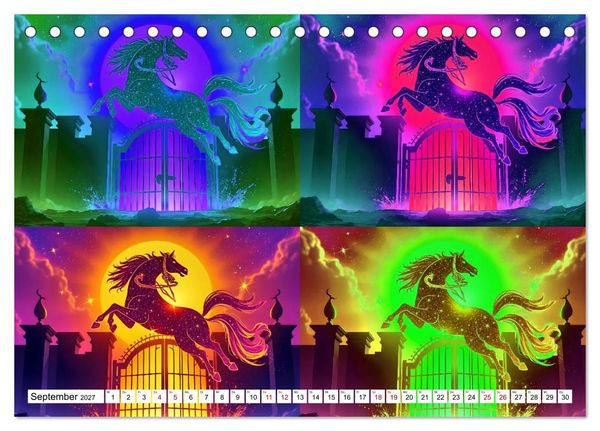 Produktbild: Olympia neu gedacht - Sport als Pop-Art (Tischkalender 2027 DIN A5 quer), CALVENDO Monatskalender