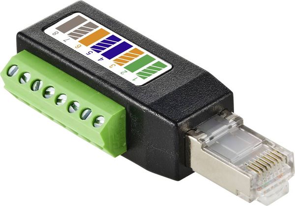 TRU COMPONENTS TC-11503196 TC-RJ45-TB Verbinder RJ-45 1St.