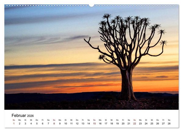 Produktbild: B&auml;ume in Namibias Landschaften (hochwertiger Premium Wandkalender 2026 DIN A2 quer), Kunstdruck in Hochglanz