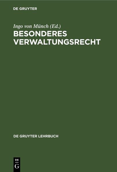 Produktbild: Besonderes Verwaltungsrecht