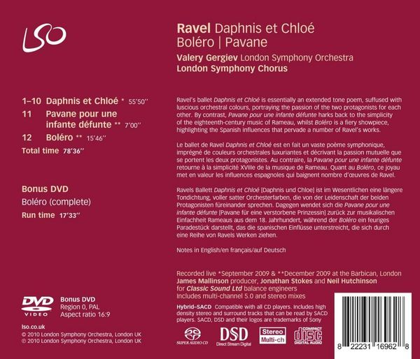 Produktbild: Bolero/Pavane (SACD+Bonus-DVD)
