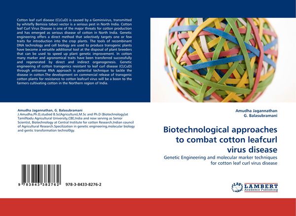 Produktbild: Biotechnological approaches to combat cotton leafcurl virus disease