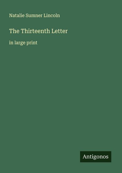 Produktbild: The Thirteenth Letter