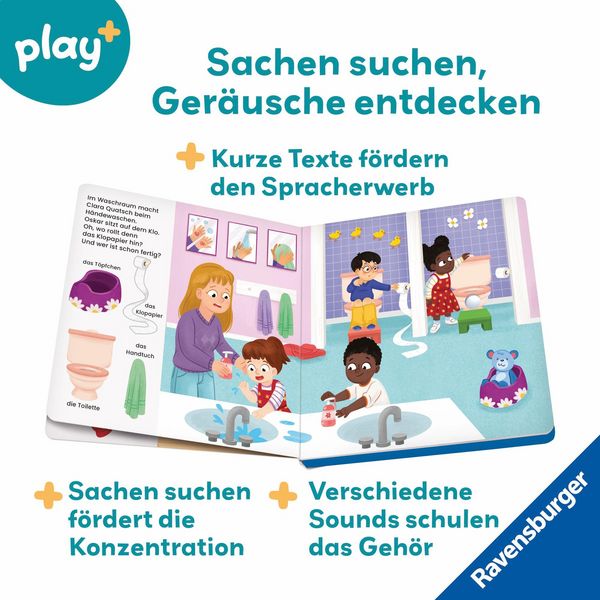 Produktbild: Play+ Mein allererstes Soundbuch Im Kindergarten - ab 12 Monate