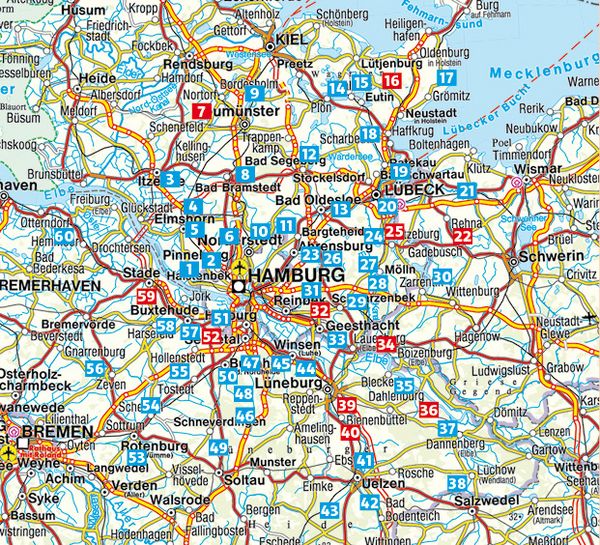 Produktbild: ROTHER Wanderf&uuml;hrer Rund um Hamburg