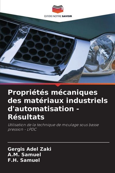 Produktbild: Propri&eacute;t&eacute;s m&eacute;caniques des mat&eacute;riaux industriels d'automatisation - R&eacute;sultats