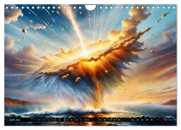 Produktbild: Erde - Blauer &Uuml;berlebensk&uuml;nstler (Wandkalender 2026 DIN A4 quer), CALVENDO Monatskalender