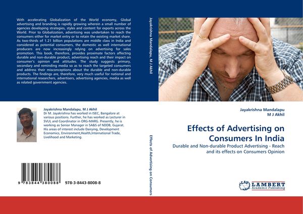 Produktbild: Effects of Advertising on Consumers In India