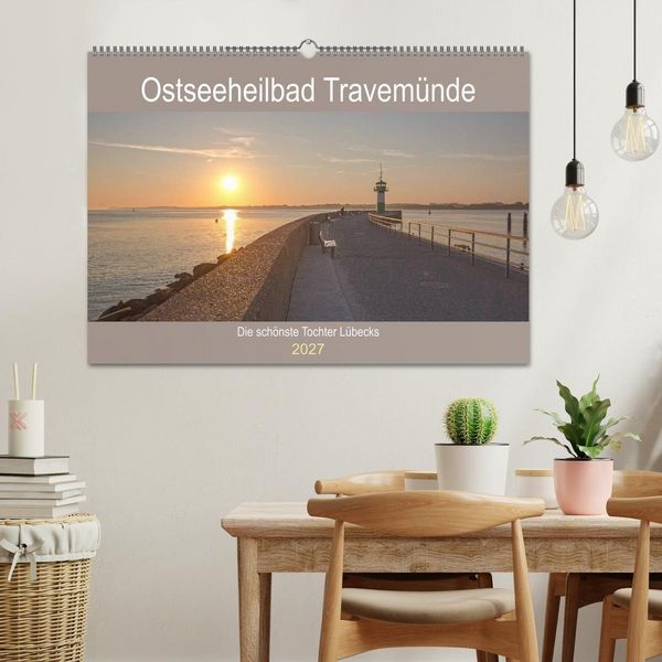 Produktbild: Ostseeheilbad Travem&uuml;nde - Die sch&ouml;nste Tochter L&uuml;becks (Wandkalender 2027 DIN A2 quer), CALVENDO Monatskalender